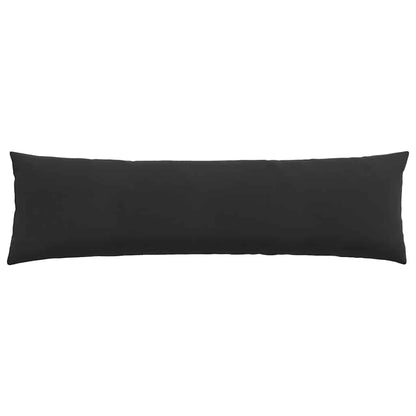 vidaXL Sofakissen 2 Stück Schwarz 145 x 40 cm Cordstoff
