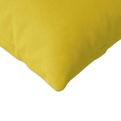 vidaXL Sofakissen 2 Stück Gelb 145 x 40 cm Cordstoff