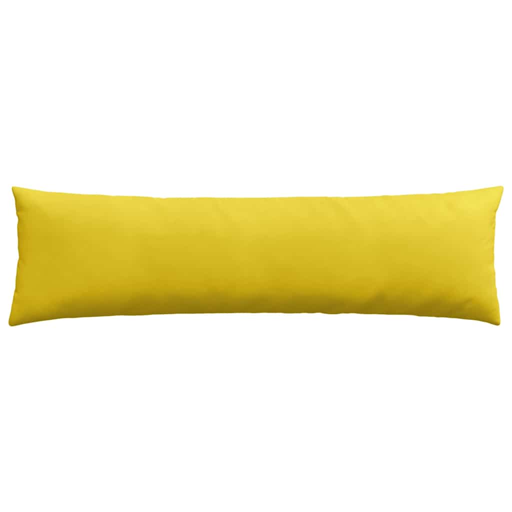 vidaXL Sofakissen 2 Stück Gelb 145 x 40 cm Cordstoff