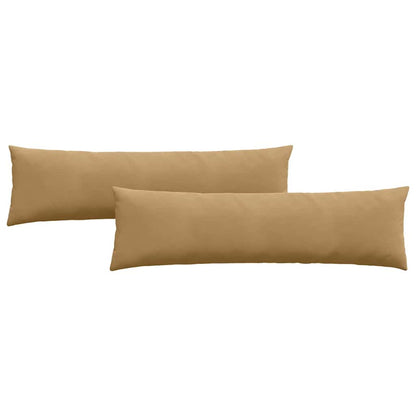 vidaXL Sofakissen 2 Stück Braun 145 x 40 cm Cordstoff