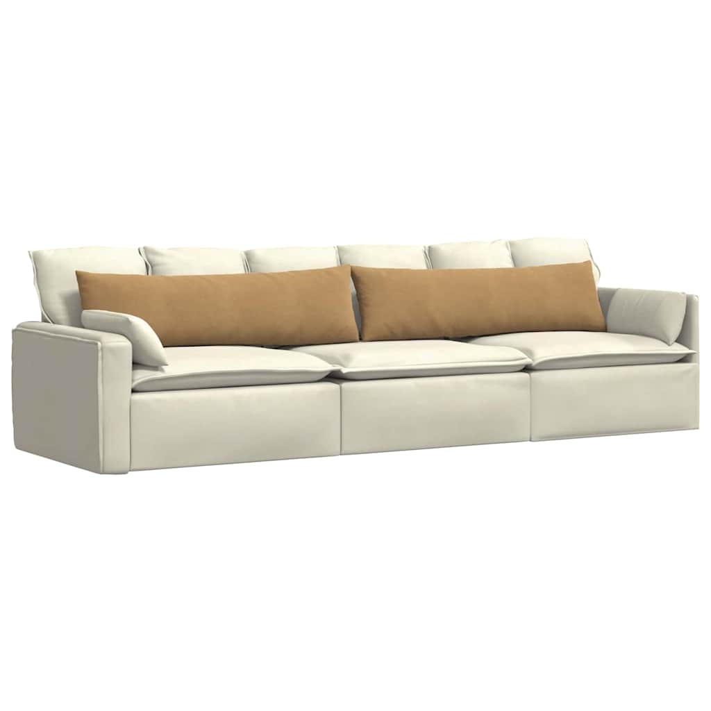 vidaXL Sofakissen 2 Stück Braun 145 x 40 cm Cordstoff