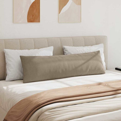 vidaXL Sofakissen 2 Stück Taupe 145 x 40 cm Stoff