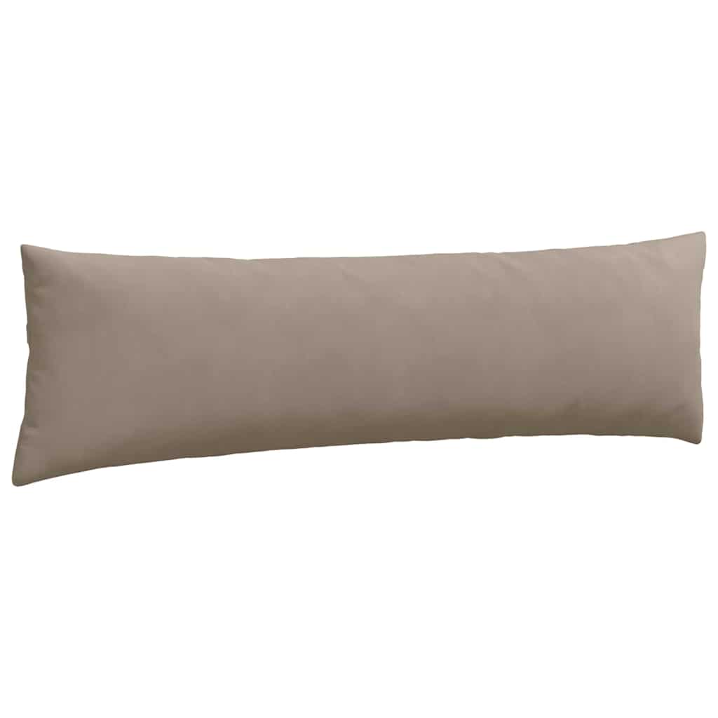 vidaXL Sofakissen 2 Stück Taupe 145 x 40 cm Stoff