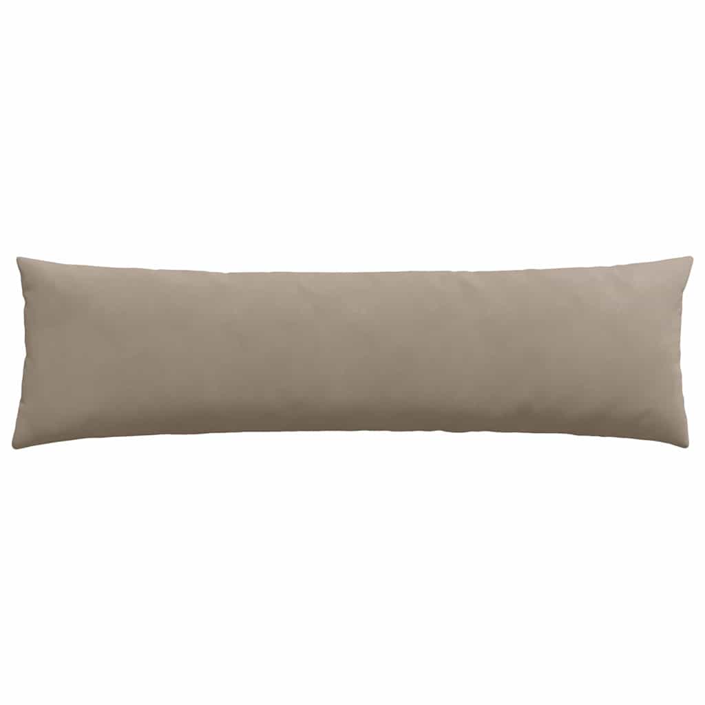 vidaXL Sofakissen 2 Stück Taupe 145 x 40 cm Stoff