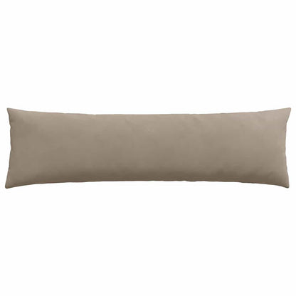 vidaXL Sofakissen 2 Stück Taupe 145 x 40 cm Stoff