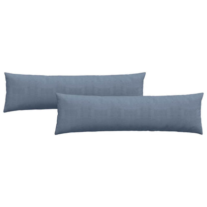 vidaXL Sofakissen 2 Stück Blau 145 x 40 cm Cordstoff