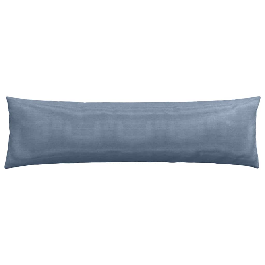 vidaXL Sofakissen 2 Stück Blau 145 x 40 cm Cordstoff