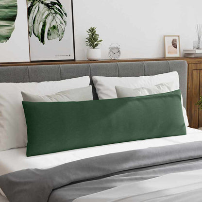 vidaXL Sofakissen 2 Stück Dunkelgrün 145 x 40 cm Cordstoff