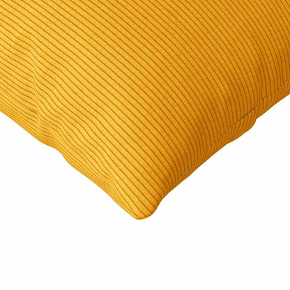 vidaXL Sofakissen 2 Stück Helles Gelb 145 x 40 cm Cordstoff
