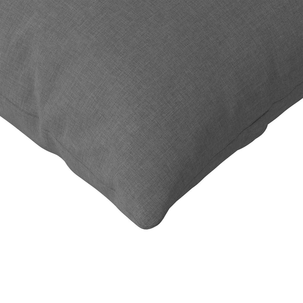 vidaXL Sofakissen 2 pcs Dunkelgrau 200 x 40 cm Stoff