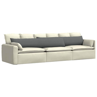 vidaXL Sofakissen 2 pcs Dunkelgrau 200 x 40 cm Stoff