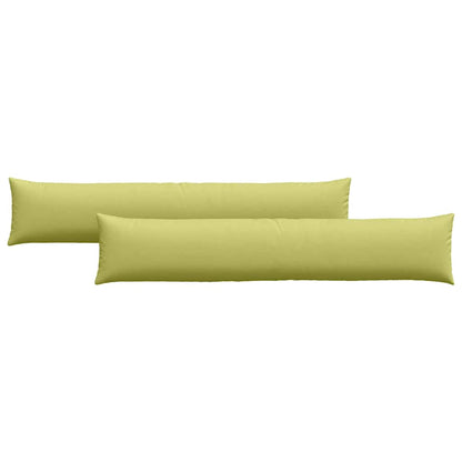 vidaXL Sofakissen 2 pcs Hellgrün 200 x 40 cm Stoff