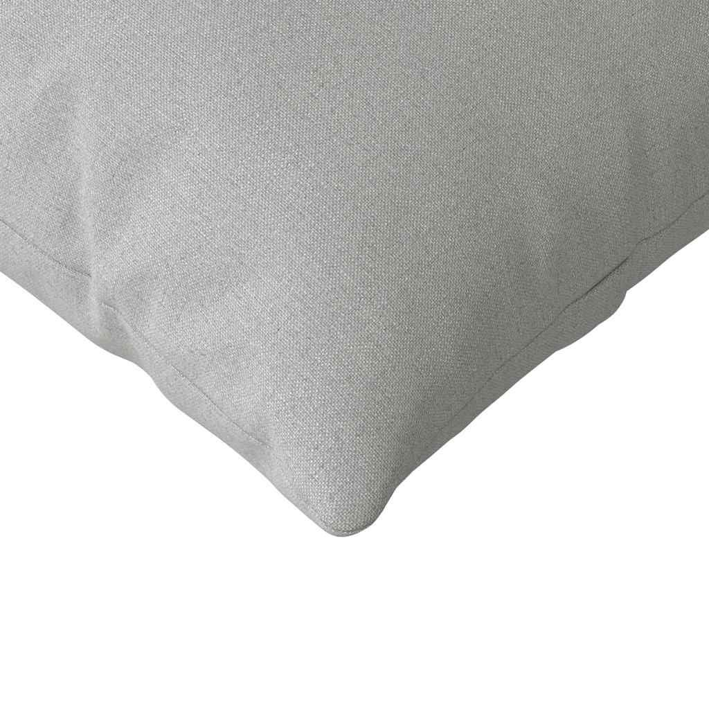 vidaXL Sofakissen 2 pcs Wolkengrau 200 x 40 cm Stoff