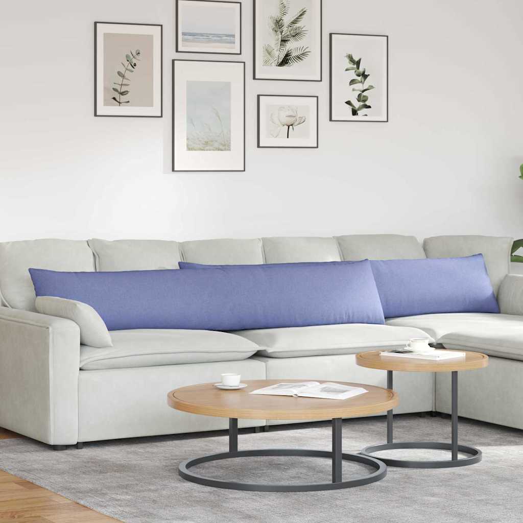 vidaXL Sofakissen 2 pcs Jeans blau 200 x 40 cm Stoff