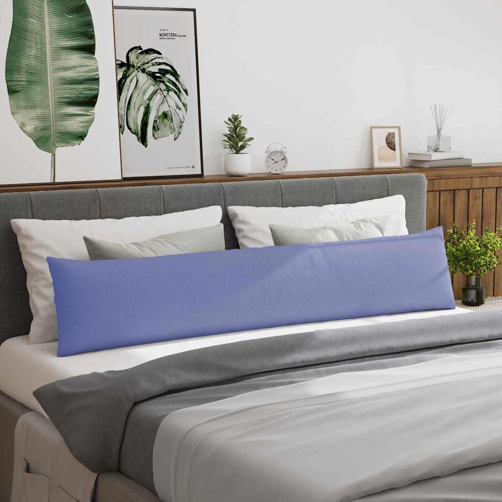 vidaXL Sofakissen 2 pcs Jeans blau 200 x 40 cm Stoff