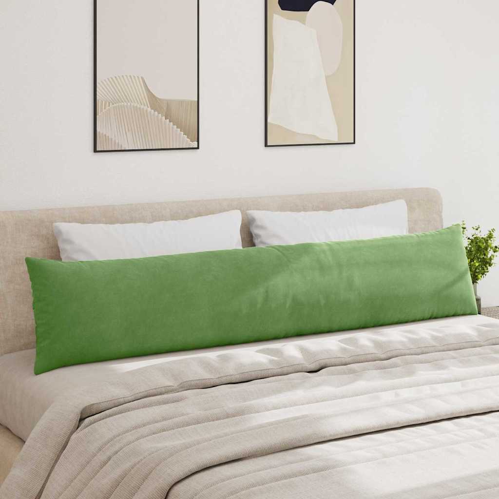 vidaXL Sofakissen 2 Stück Hellgrün 200 x 40 cm Cordstoff