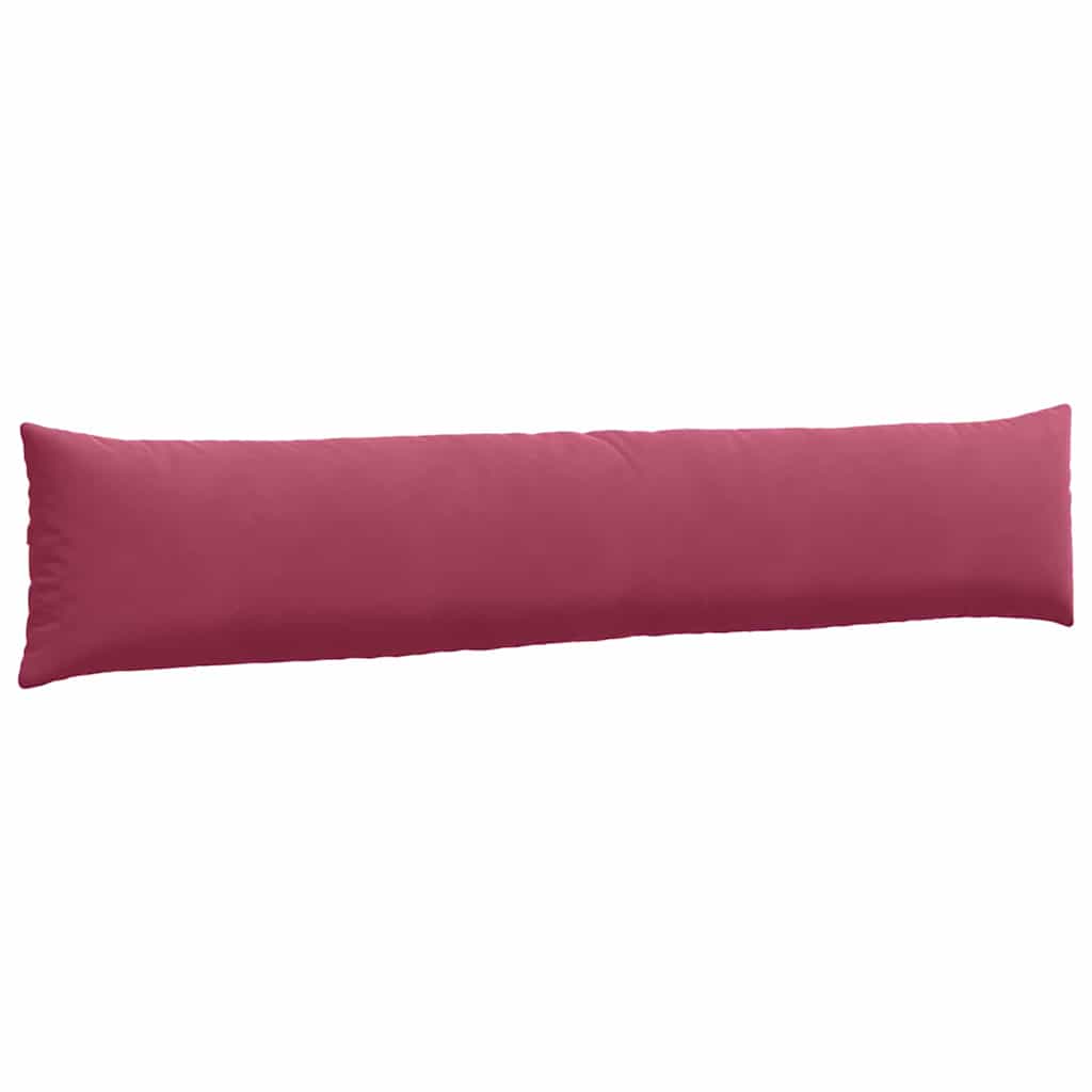 vidaXL Sofakissen 2 Stück Weinrot 200 x 40 cm Cordstoff