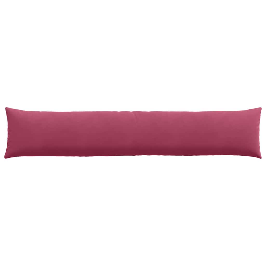 vidaXL Sofakissen 2 Stück Weinrot 200 x 40 cm Cordstoff