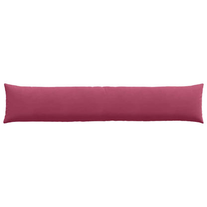 vidaXL Sofakissen 2 Stück Weinrot 200 x 40 cm Cordstoff