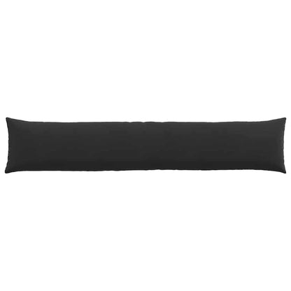 vidaXL Sofakissen 2 Stück Schwarz 200 x 40 cm Cordstoff