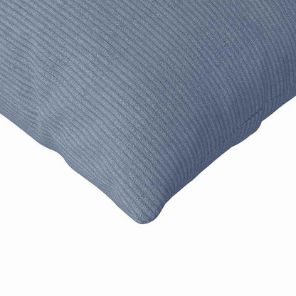 vidaXL Sofakissen 2 Stück Blau 200 x 40 cm Cordstoff