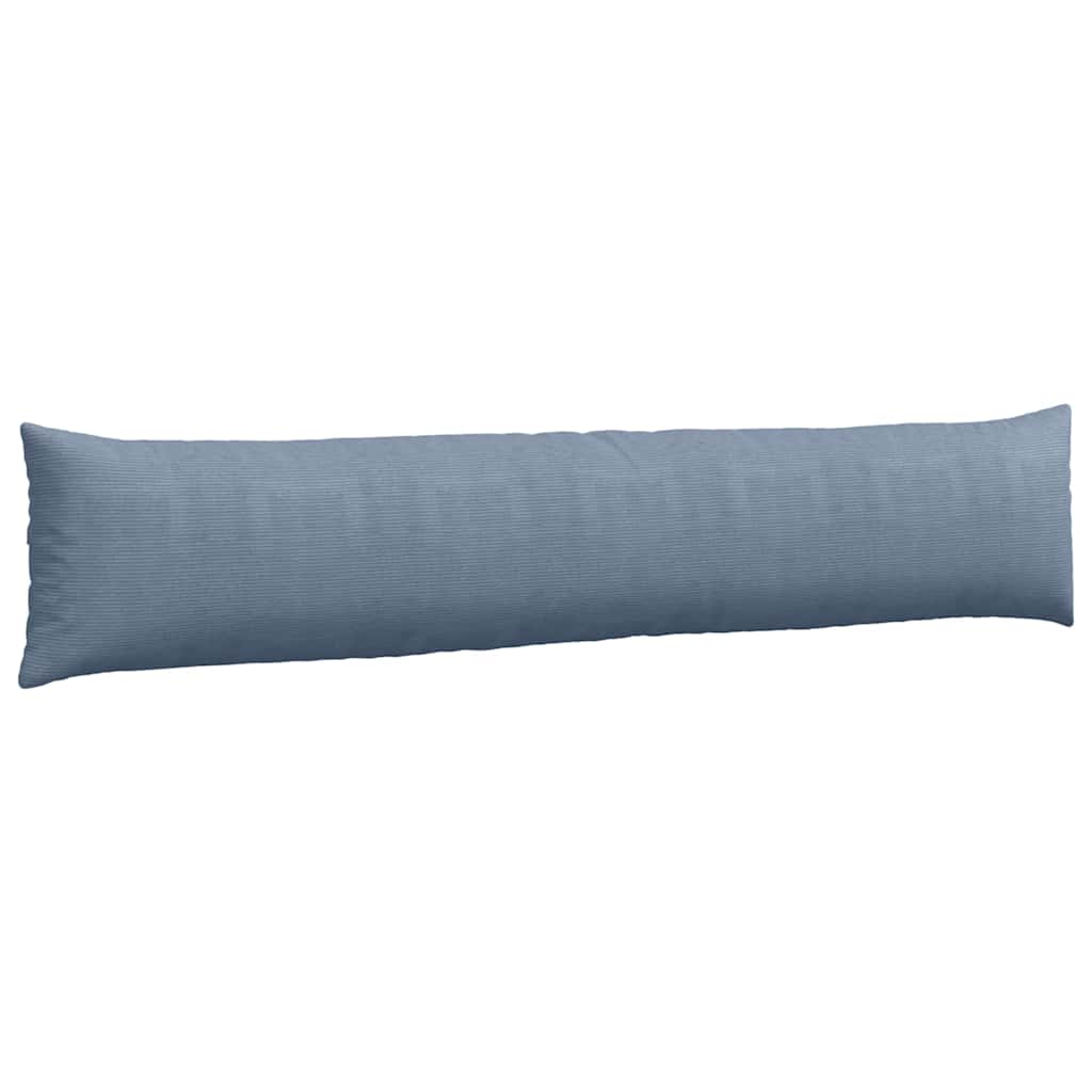 vidaXL Sofakissen 2 Stück Blau 200 x 40 cm Cordstoff