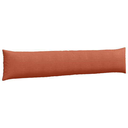 vidaXL Sofakissen 2 Stück Rot-Orange 200 x 40 cm Cordstoff