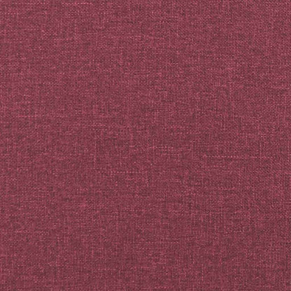 Sofakissen 2 pcs Weinrot 45 x 45 cm Stoff