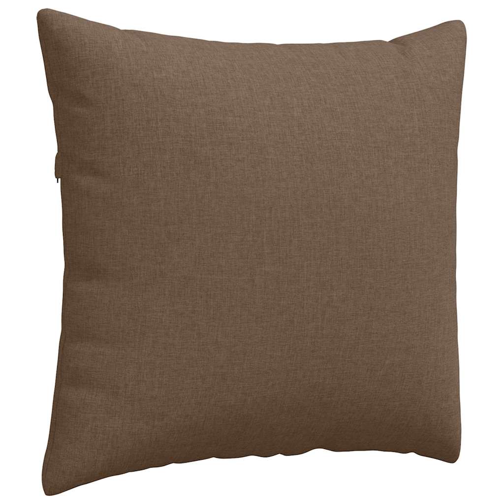 vidaXL Sofakissen 2 pcs Braun 45 x 45 cm Stoff