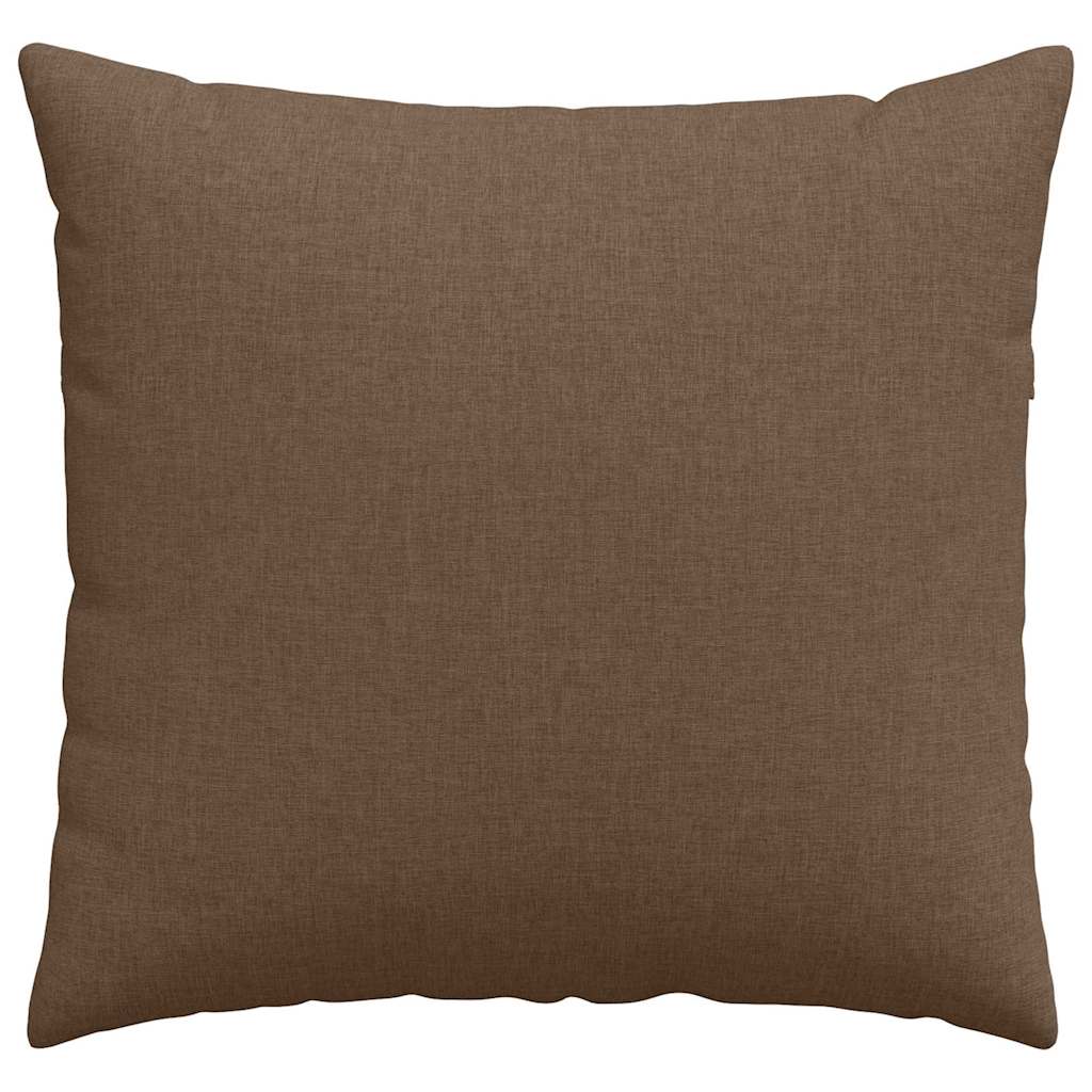 vidaXL Sofakissen 2 pcs Braun 45 x 45 cm Stoff