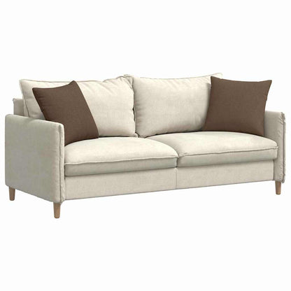 vidaXL Sofakissen 2 pcs Braun 45 x 45 cm Stoff