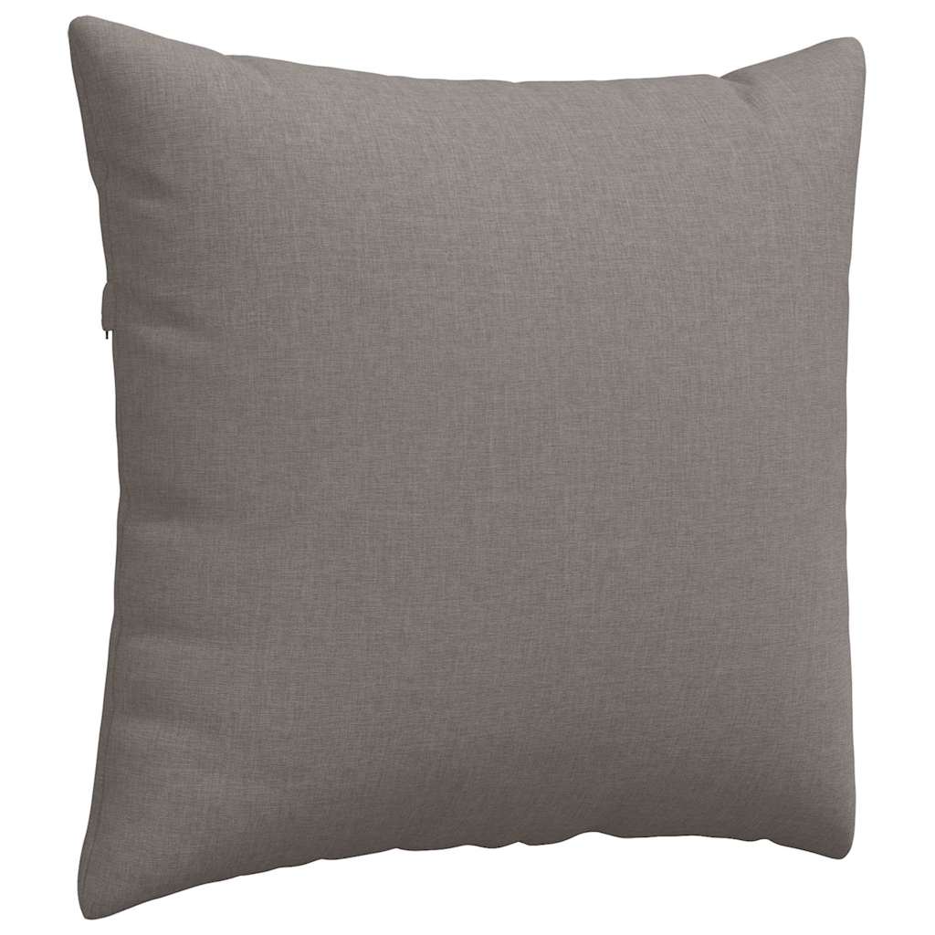 vidaXL Sofakissen 2 pcs Taupe 45 x 45 cm Stoff
