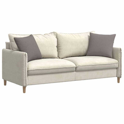 vidaXL Sofakissen 2 pcs Taupe 45 x 45 cm Stoff
