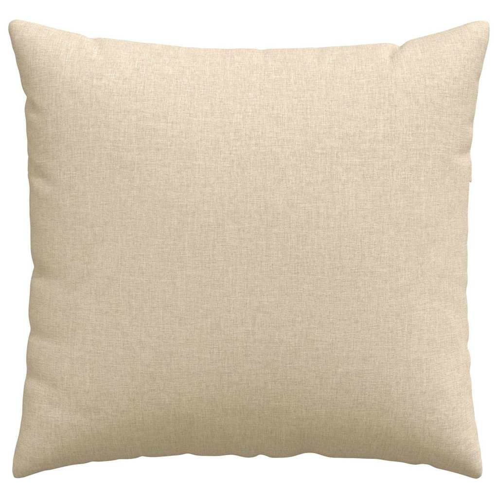 vidaXL Sofakissen 2 pcs Creme 45 x 45 cm Stoff