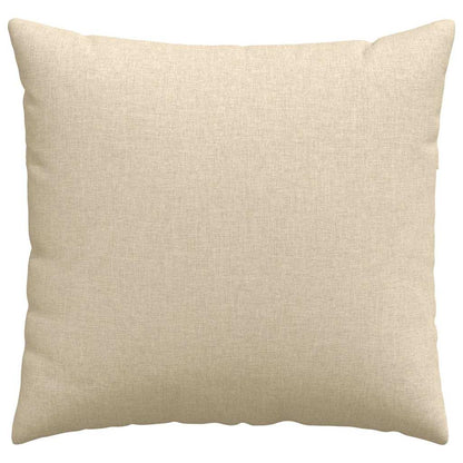 vidaXL Sofakissen 2 pcs Creme 45 x 45 cm Stoff