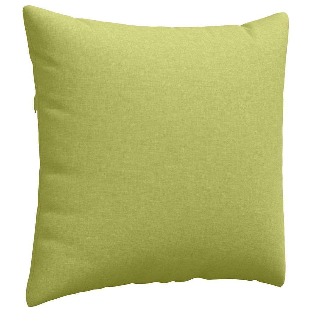 vidaXL Sofakissen 2 pcs Hellgrün 45 x 45 cm Stoff