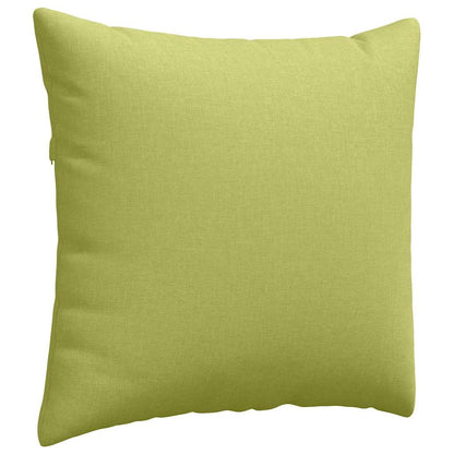 vidaXL Sofakissen 2 pcs Hellgrün 45 x 45 cm Stoff