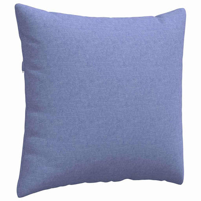 vidaXL Sofakissen 2 pcs Jeans blau 45 x 45 cm Stoff