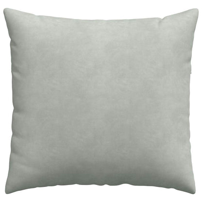vidaXL Sofakissen 2 Stück Hellgrau 45 x 45 cm Cordstoff