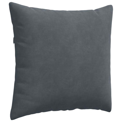 vidaXL Sofakissen 2 Stück Dunkelgrau 45 x 45 cm Cordstoff