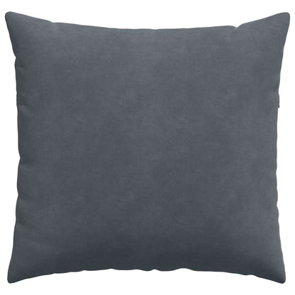 vidaXL Sofakissen 2 Stück Dunkelgrau 45 x 45 cm Cordstoff
