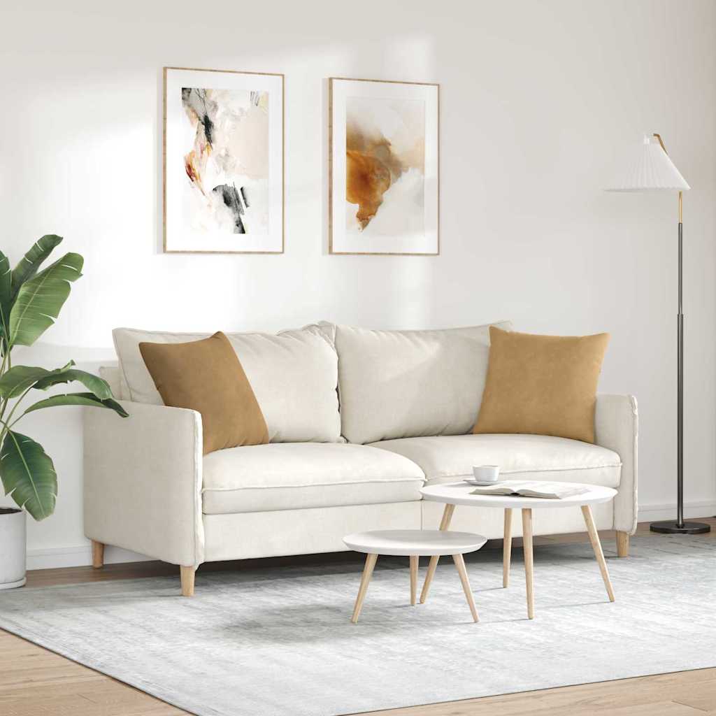 vidaXL Sofakissen 2 Stück Braun 45 x 45 cm Cordstoff