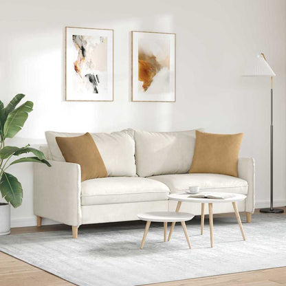 vidaXL Sofakissen 2 Stück Braun 45 x 45 cm Cordstoff