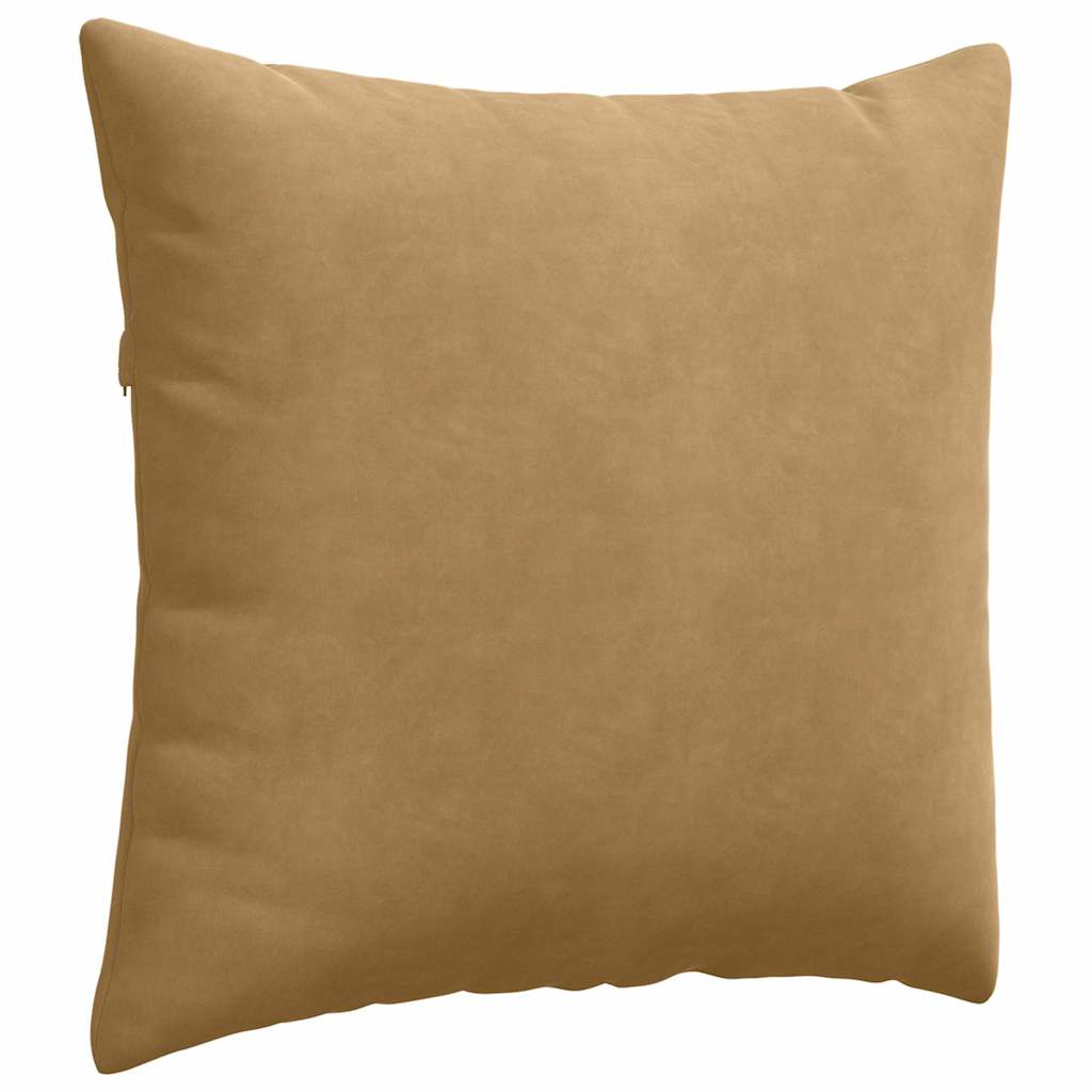 vidaXL Sofakissen 2 Stück Braun 45 x 45 cm Cordstoff