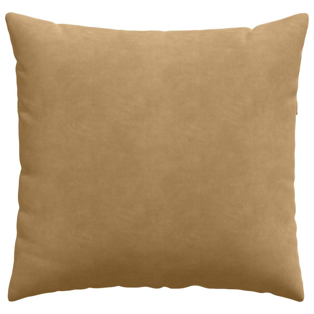 vidaXL Sofakissen 2 Stück Braun 45 x 45 cm Cordstoff