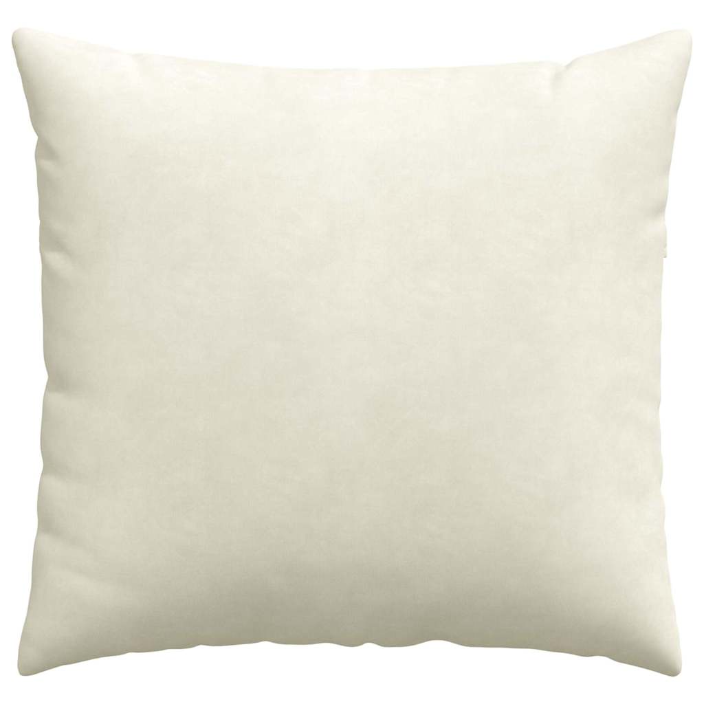 vidaXL Sofakissen 2 Stück Creme 45 x 45 cm Cordstoff