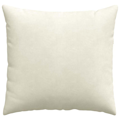 vidaXL Sofakissen 2 Stück Creme 45 x 45 cm Cordstoff
