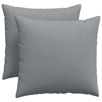 vidaXL Sofakissen 2 pcs Hellgrau 50 x 50 cm Stoff