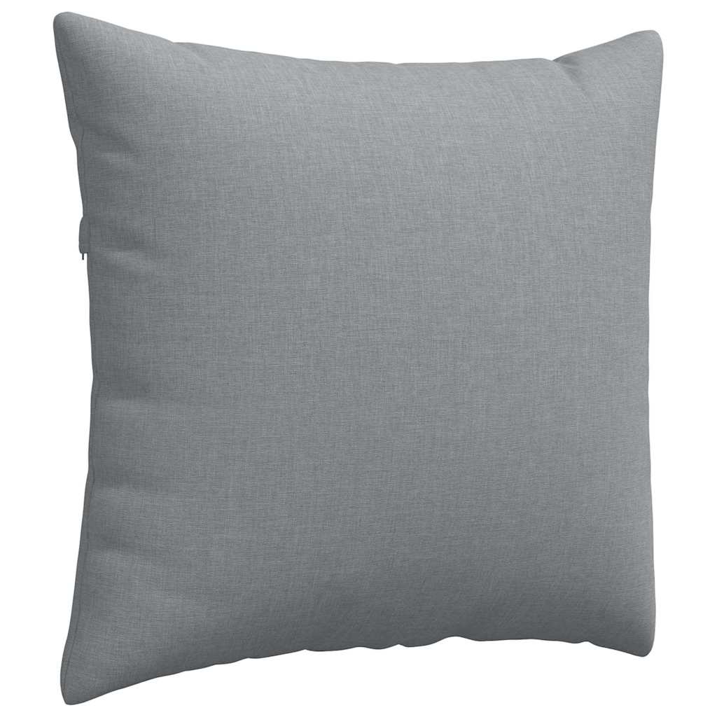 vidaXL Sofakissen 2 pcs Hellgrau 50 x 50 cm Stoff