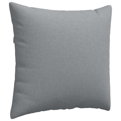vidaXL Sofakissen 2 pcs Hellgrau 50 x 50 cm Stoff